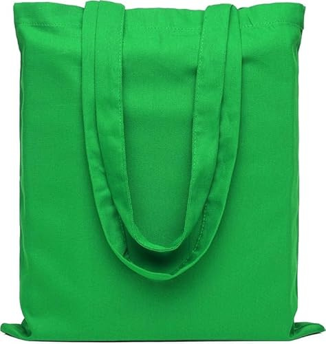 LEATEX Stoffbeutel 38×42 cm – Baumwolltasche 145 g/m², unbedruckt mit langen Henkeln (70 cm) – Einkaufstasche & Jutebeutel-Alternative – zum Bemalen & Bedrucken - Farbigen