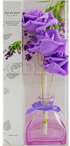 Aroma Natural Home Fragrance Diffuser Oils Glass VASE Refill AIR FRESHENER Room