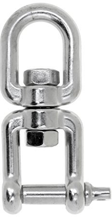 MagiDeal Émerillon Manilles Chaînes d'ancrage d'amarrage prosty Pivotant en 304 pour Bateau Marine, 12mm