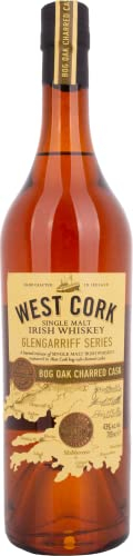 WEST CORK - Glengarriff Series Bog Oak Charred Cask - Single Malt Whisky - 43% Alcool - Origine : Irlande - Bouteille 70 cl