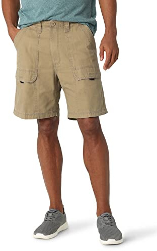 Wrangler Authentics Men's Big & Tall Utility Hiker Shorts Hiking, Nutmeg, 54