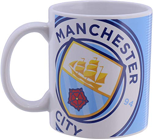Forever Collectibles Ltd Tasse mit Aufschrift Manchester City, Lichtdruck, 313 ml
