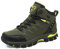 WOWEI Scarpe da Escursionismo Arrampicata Sportive All'aperto Traspiranti Trekking Sneakers da Donna Uomo,8019 Verde,44 EU