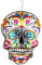 FONMY Kinetic 3D Metal Garden Wind Spinner Quality Hanging Ornament for Home and Garden 12inch Mandala Silver Sugar Skull Wind Spinners