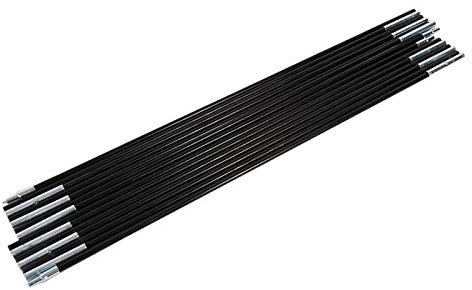 Poteaux de tente,Fydun 2 jeux 7 sections Kit de cadres de support de poteau DoubleTent pour tige de fibre de verre pour le camping en plein air