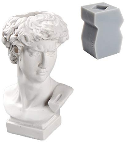 NICOLE Moule en silicone pour pot de fleurs en ciment fait à la main
