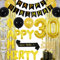 30. Geburtstag Dekorationen schwarz Silber Gold so glücklich Im dreißig Ballons Happy 30 Birthday Cake Topper Banner für schmutzige 30 Birthday Party Supplies