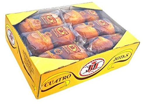 Madeleines rondes 24 unités, 4J. Soit 1 boite de 750g
