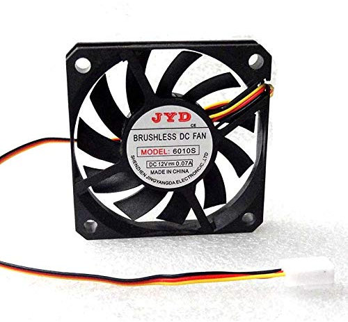 Cooler Fan for JYD 60mm x 10mm Quiet CPU Fan 3 Pin Connector 6010S 60x10mm New