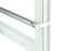 Trobak Kellerfenster weiss 60 x 40 Einfachverglasung mit Komplett Set Sicherheitsstange