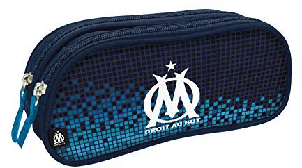 Quo Vadis Olympique Marseille FOURRE-TOUT 2 compartiments 10x23x07cm Pixel