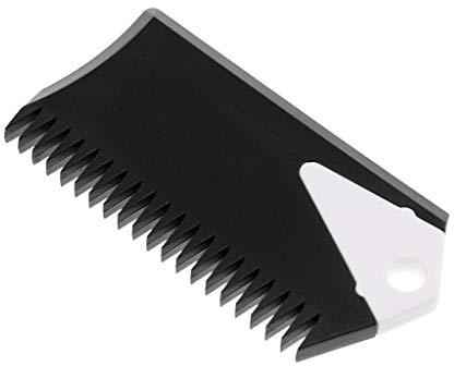 Z-LIANG 8.5cm Surfbrett Wax Comb SUP Surfboard Wachs entfernen Kamm mit Fin Key Schwarz for Wassersport Surfen Surfbretter Bodyboard Schwarz
