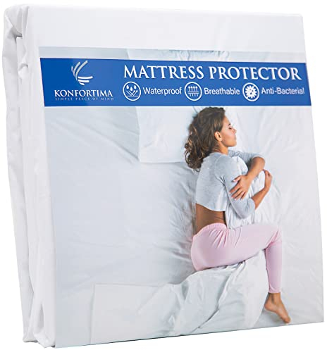Matratzenschoner 160 x 200 cm wasserdicht | Atmungsaktive Matratzenauflage 160/200 | Hygienischer Anti-Milben Matratzenbezug | Wasserundurchlässiger Matratzen-Schutz | Matratzen-Topper 160x200