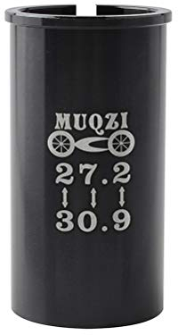 Fahrradsattelstütze Dead Fly Sattelstütze Rohr Sattelstütze Reduzierhülse Adapter Einstellung Durchmesser 27. 2 Umdrehungen 30. 9 Mountainbike Rennrad (schwarz) Fahrradzubehör