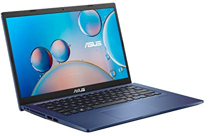 ASUS Vivobook 14 S416JA-EK1813W PC portatile 14 FHD (Intel Core i3-1005G1, RAM 8GB, SSD 256GB, Windows 11 Home) Tastiera AZERTY, Quiet Blue