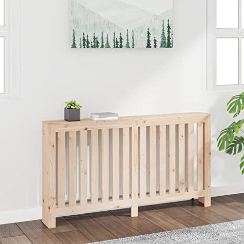 LAPOOH Radiator Cover 153x19x84 cm Solid Wood Pine,Radiator Cover,Radiator Cover Modern(SPU:822576)