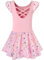 Mulnall Ballettanzug Mädchen Ballett Trikot mit Ballettkleid Kinder TüTü Kurzarm Langarm Baumwolle Balletttrikot Ballettanzug (40431-08-M)
