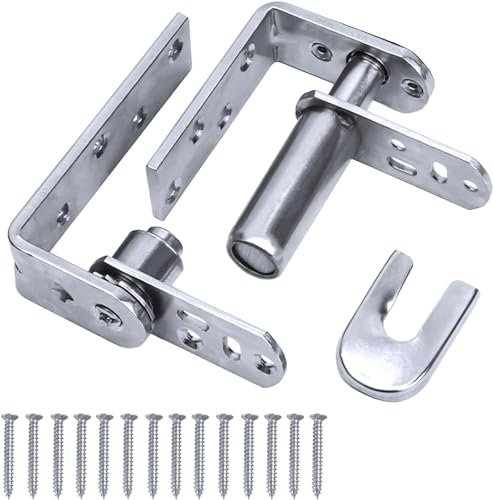 Thickness 304 Stainless Steel Self Closing Cafe Swinging Saloon Door Hinges Hardware Gravity Hinges