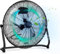 GOPLUS Ventilador Industrial 160W, Ventilador de Suelo de Diámetro 51CM, Ventilador de Pie con 3 Velocidades, Ventilador Potente Metálico con Asa y Inclinación Ajustable 145°, Ventiladores de Tambor