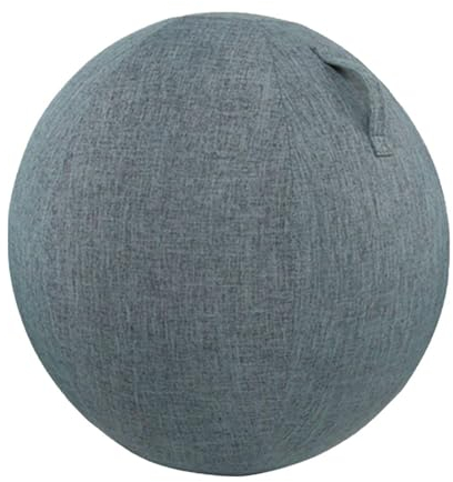 Homnova Faltbar Yoga Ball Abdeckung 55Cm 65Cm 75Cm Gymnastikball Bezug Für Sitzball Fitnessball Waschbarer Gymnastikball Bezug Mit Griff, Für Büro Haushalt Haus Zubehör,001,55cm