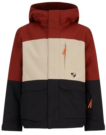 Ziener Kinder ALIM Ski-Jacke/Winterjacke | warm, atmungsaktiv, wasserdicht, black, 104