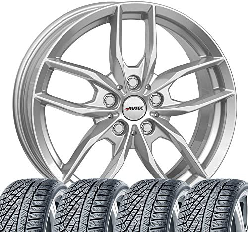 4 Winterräder Winter Bavaris 7x17 ET 54 5x112 Brillantsilber mit 225/45 R17 94V CON WinterContact TS 870 XL FR Evc
