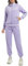 ANOTWENER Tuta da donna a strisce, set da 2 pezzi, felpa e pantaloni felpati con tasche, JW-3004, XL