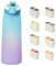 1000ml Luft Wasserflasche Sport Air Wasserflasche mit Pods BPA Frei Starterset 0 Zucker, Trinkflasche mit 8 Geschmack für Laufen Fitnessstudio (C)