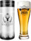Belillpipi Ruhestand Geschenke für Männer, Bierglas Mit Gravur Rentner Geschenke für Papa Opa, Renteneintritt Geschenk Männer Kollegin Bierkrug 0,5L Personalisierte Geschenk für Retired 2025