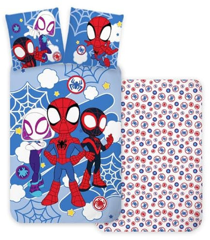 BrandMac Spidey Baby Bettwäsche Set 100 x 135 cm 40 x 60 cm