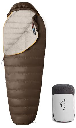Naturehike Snowbird RDS Entendaunen Mumienschlafsack,Outdoor Professional Camping Schlafsack,Unisex – Erwachsene Daunenschlafsack