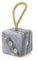 Grey Marble Dice Shaped Doorstop | Novelty Chunky Cube Marble Dice Door Stop | Indoor Weighted Door Stopper for Floor - 1.5kg