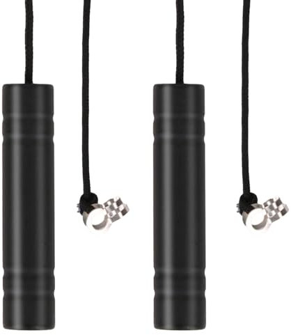 XXHUO 2pcs Bathroom Light Pull Cord, 150cm Light Pull Cord Extension Switch Lights Pull String 5.8×1.2cm Handle Connector for Toilet Bathroom Ceiling Switch Black