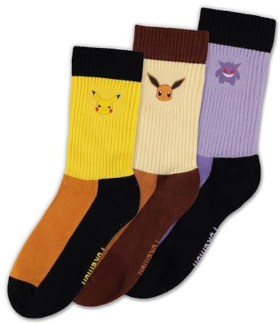 Pokémon Männer Socken multicolor Fan-Merch, Gaming, Geschenke