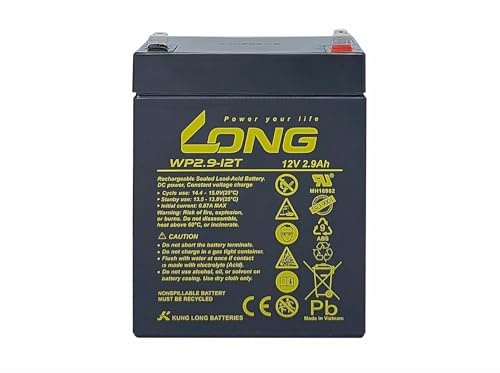 CP1229 kompatibler 12V 2,9Ah Akku AGM Batterie wartungsfrei auslaufsicher