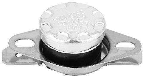 Haofy Hochpräziser KSD301-Schalter, Temperaturregler-Thermostat, 250 V, 10 A, Normalerweise Geschlossen, für -Projekte, 5 Stück (125℃)