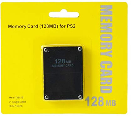 Carte Mémoire Card Memory 128 MB pour Sony PS2 Playstation 2 noir