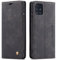 QLTYPRI Hülle für Samsung Galaxy A71, Vintage Dünne Handyhülle mit Kartenfach Geld Slot Ständer PU Ledertasche TPU Bumper Wallet Case Flip Schutzhülle für Samsung Galaxy A71 - Schwarz