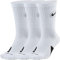 Nike Unisex Everyday Crew Socken, Weiß / Schwarz, L EU