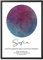 Personalisierte Sternenkarte nur mit Rahmen oder Poster - Rahmen verschiedene Größen verschiedene Farben Made in Italy Star Poster (Aquarell 002)