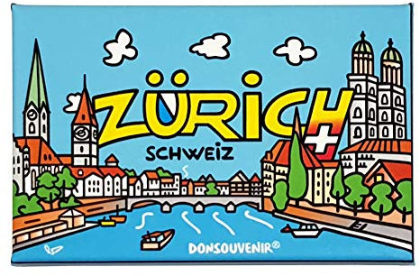 ZÜRICH KÜHLSCHRANKMAGNET. Magnet ZÜRICH Schweiz