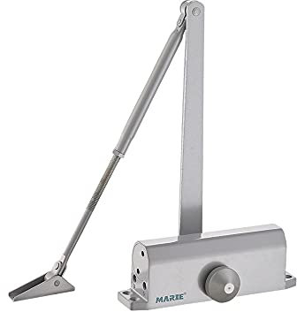 Marie Hydraulischer Türschließer, automatisch, verstellbar, EN 3, für 40-65 kg, für Wohn- und Gewerbetüren mit UL