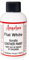 Pintura acrílica para cuero Angelus 4oz (118 ml) (Flat White)