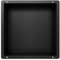 Neodrain Wandnische Dusche Edelstahl Randlos Einzelregal Lagerung Duschnische für Badezimmer 30 x 30 x 10 cm, Schwarz