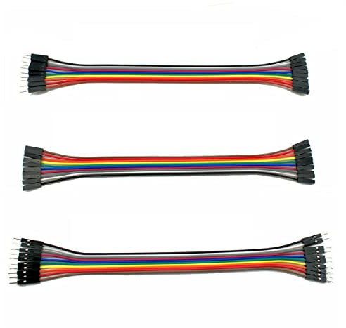 UMTMedia® 10 X Dupont Cables ALL 3 MM + MF + FF Jumper Breadboard Wire GPIO Ribbon For Arduino Pi