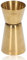 2 pièces Cocktail Jigger Or, Jigger en acier inoxydable Mesure Double Jigger en or pour barman Jigger de style japonais pour Home Bar(L)
