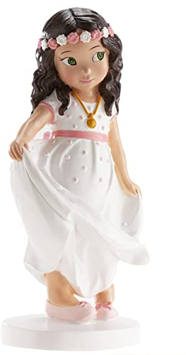 dekora - Cake Topper Comunione Bambina Berta - 16 cm