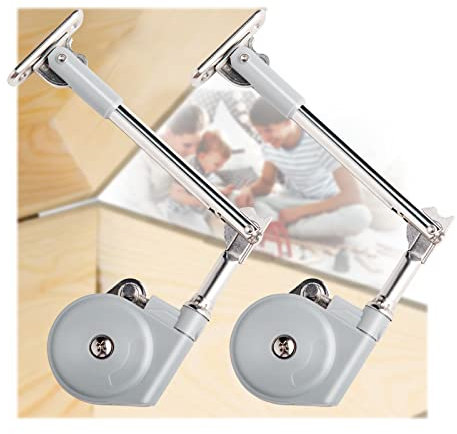 APFFSY Toy Box Hinges - Soft Close Lid Support (Pack of 2), Safety Hinges for Chest Toy Box, 105 Degree Open