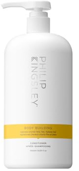 Philip Kingsley | Bodybuilding Weightless Conditioner | Volumen-Conditioner für feines, schlaffes, flaches, fliegendes kurzes Haar | 1000ml
