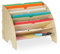 Relaxdays Dokumentenablage, 6 Ablagefächer, DIN A4, HxBxT 27 x 34 x 27 cm, Büro & Schule, Büro-Organizer, MDF, Hellbraun